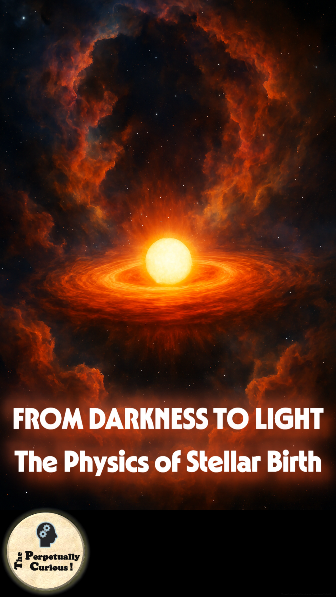 Visual gateway for an article on star formation