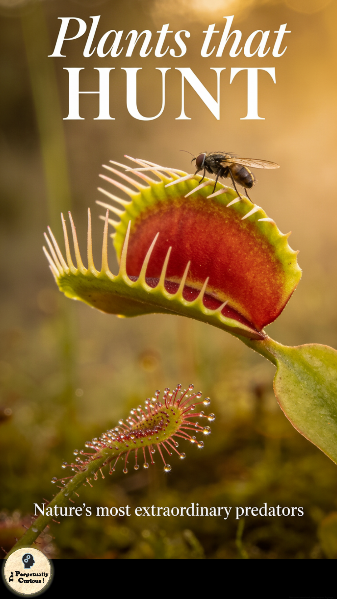 Visual gateway for an article about carnivorous plants