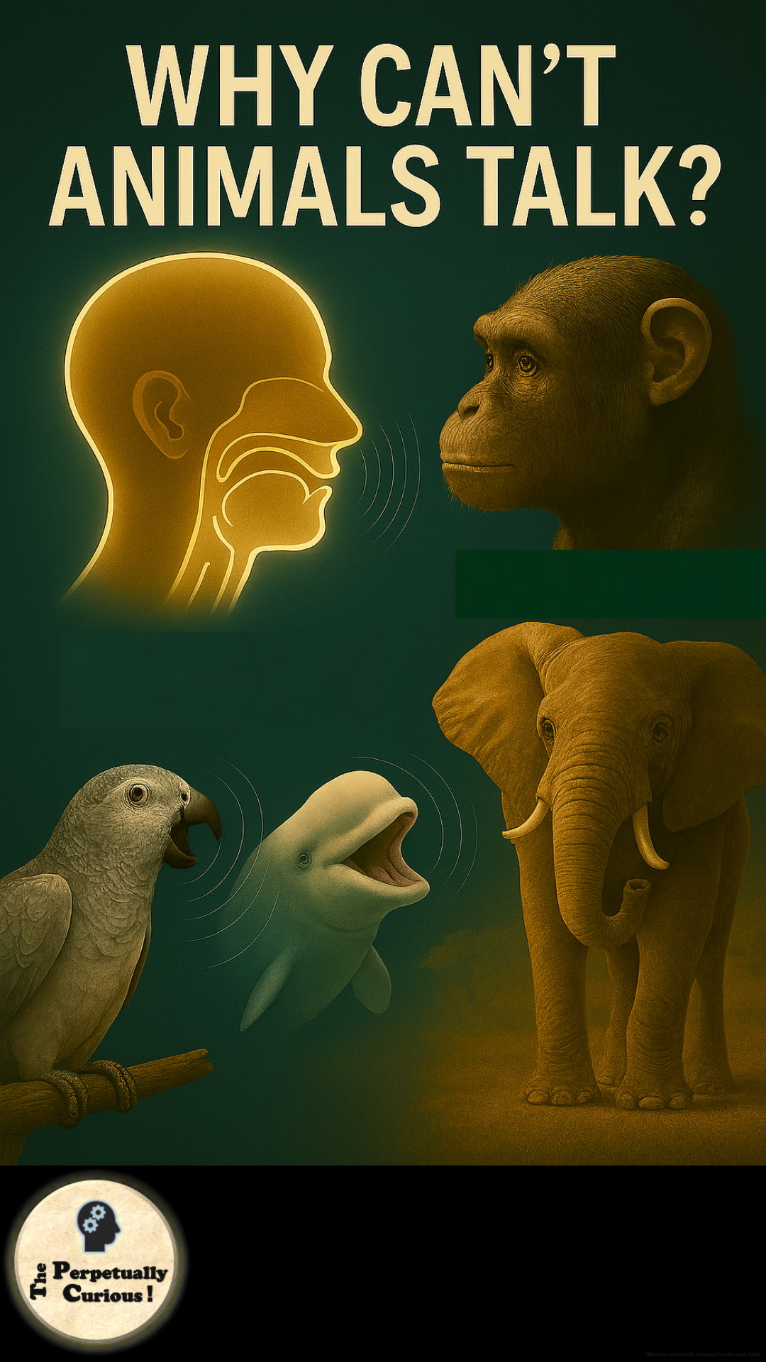 Animal communication represented through wildlife behavior