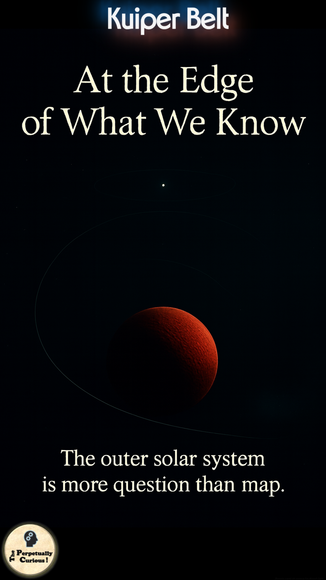 Visual gateway for an article on the Kuiper Belt