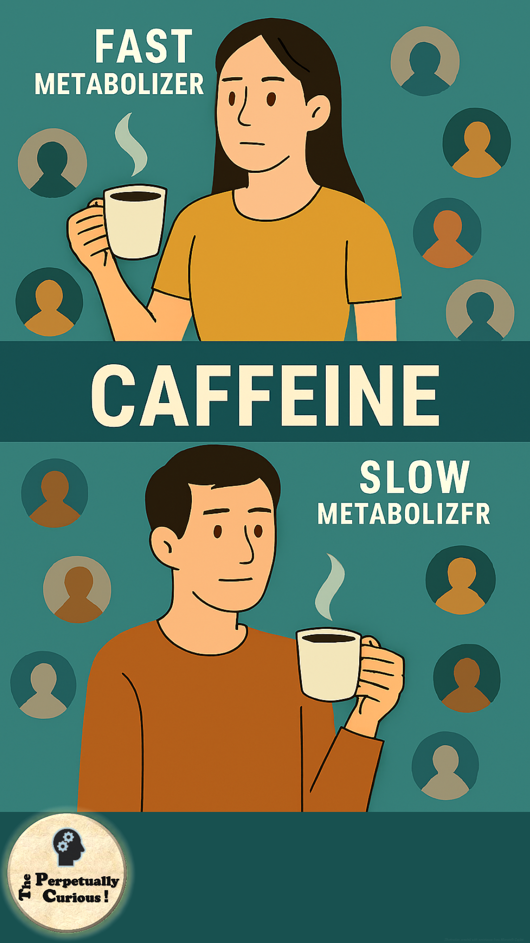 Coffee pharmacology article visual exploring caffeine, the nervous system, and effects on the body