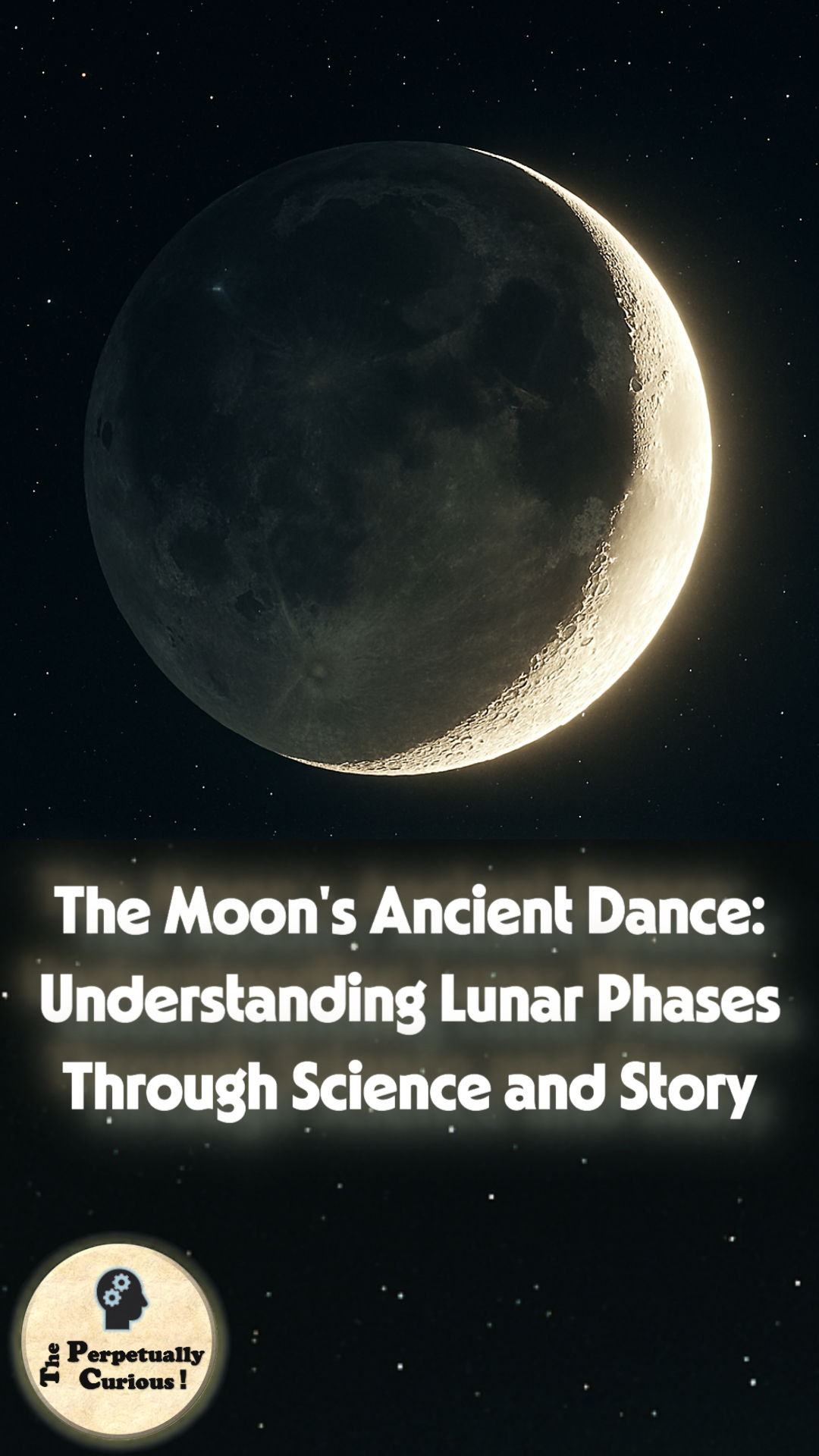 Visual gateway for an article on moon phases