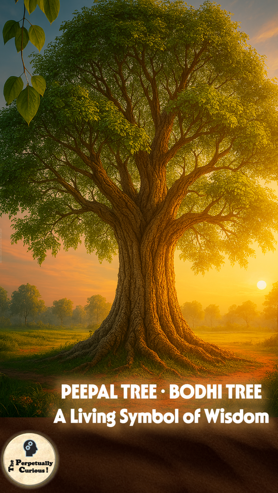 Visual gateway for an article about the peepal tree