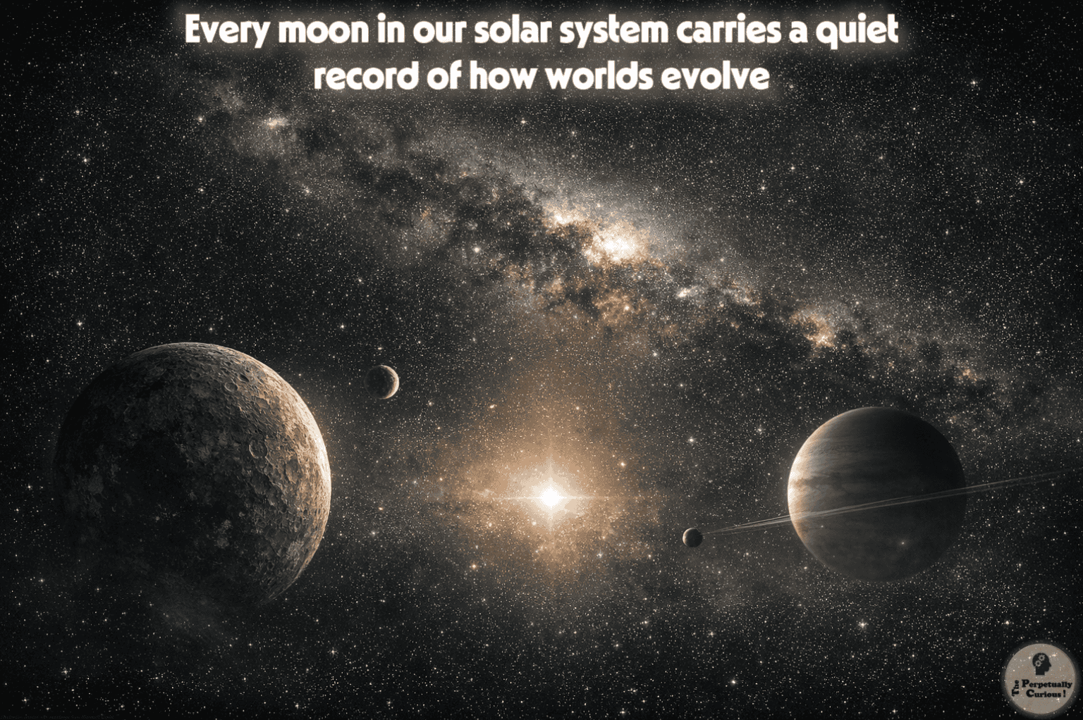 Cosmic rendering of a deep-space scene with shadowed worlds, distant light, and a calm contemplative horizon.